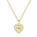 】 Love 【 Double Layered Dynamic Light Luxury Charm Gorgeous Full Diamond Necklace Women's Versatile Clavicle Titanium 【 】_ipsvogv.com