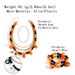 Halloween Skull Beaded Necklace Personality Funny Splicing Color Necklace_ipsvogv.com