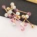 10-piece set hot-selling puncture jewelry breast ring breast nail tongue ring tongue nail earring_ipsvogv.com