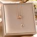 Titanium Steel Necklace, Women's Tassel, Small Waist, Pendant, Liht Luxury Fashion Collarbone Chain Accessory, No_ipsvogv.com