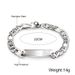 Exquisite Hip-Hop Men's Stainless Steel Simple Style Smooth Curved Tag Personalized Women's Bracelet_ipsvogv.com