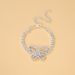 Fashionable Accessories, Sexy Butterfly Anklet, Multi-layer Fashionable Full Water Diamond Anklet_ipsvogv.com