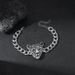 Unique Bold Diamond-Studded Leopard Bracelet For Men Creative Punk Hip-Hop Rock Thick Chain Jewelry_ipsvogv.com