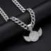 hop New Product Creative Full Diamond Wings Alloy Pendant Trendy Hip Hop Cuban Chain Necklace_ipsvogv.com