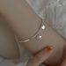 S Sterling Square Broken Silver Heart Bra, Female Chic, Niche Style, High-end Feeling, Sweet And Cool Geometric_ipsvogv.com