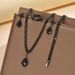 Women’s Jewelry Set Fashion Fashionable And Simple Design Diamond Drop Shaped Pendant Necklace Earrings Ring Jewelry Bridal Set Accessories_ipsvogv.com