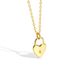 Women's Jewelry Love Necklace Gold Diamond Heart Shaped Lock Necklace Personalized Jewelry_ipsvogv.com