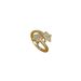【 Real Gold Plating 】 Opened Five Point Star Fashion Micro Inlay Light Luxury Index Finger Ring, Netting Red, Same Cool_ipsvogv.com