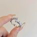 by Step High Bamboo Knot Ring For Women 2024 Fashion Style, Niche Design, High-end Feel, Zircon Open Index Finger Ring_ipsvogv.com