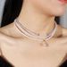 Korean Style Temperament Special Shaped Pearl Necklace Personality Cute Pearl Pendant Net Celebrity Clavicle Necklace Female_ipsvogv.com
