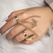 New Fringe Finger Plain Butterfly Pendant Chain Opening Adjustable Ring_ipsvogv.com