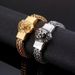 Stainless Titanium Steel Lion Head Bracelet Spring Summer Men's Hip Hop Jewelry 2023 New Style Personality_ipsvogv.com