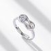 S925 Silver Moissanite Ring Surrounded By Brilliant Colored Gemstone Finger Ring Simple Personality Design All Match_ipsvogv.com