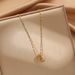 Japanese Korean Titanium Steel Necklace With Versatile Feminine Qualities, Featuring A Double Ring Buckle And Micro_ipsvogv.com