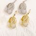 Inlaid Zircon Microphone Microphone Headphones Hip Hop Earrings National Trend Gold Earrings_ipsvogv.com