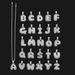 Hip Hop 26 English Rap Fashion Fat Letter Pendant, Unisex Necklace_ipsvogv.com