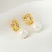Sier Crystal Pearl Simple Ear Buckle Female Niche Versatile Electroplated Elegant Style Design Earrings_ipsvogv.com