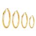 Women's Jewelry Copper Plated Hoop Earrings Exaggerated Personality Light Luxury Simple Earrings_ipsvogv.com