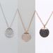 Rose Gold Small Racket Necklace Female Element Crystal Clavicle Necklace Female_ipsvogv.com
