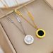 【 Full Body Titanium Steel 】 Fritillaria Roman Personality Minimalist. Real Gold Necklace In The Furnace. Female Ins_ipsvogv.com