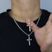 Hip Hop New Skull Cross Pendant Hip Hop Fashion Trend Couple Necklace_ipsvogv.com