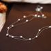 S Pure Silver Starry Sky Double Layered Pearl Necklace For Women, Light Luxury, Niche, High-end Feeling, Autumn And_ipsvogv.com