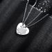Korean simple ins style couple love building blocks stitching necklace creative stitching two in one hip hop pendant_ipsvogv.com