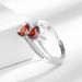 Internet Celebrity Live Streaming New Product, Pigeon Blood Heart Opening Ring, Female Set With Pomegranate Red Zircon,_ipsvogv.com