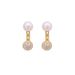 Women's Jewelry Retro One Piece Two Wear Pearl Earrings Light Luxury High End Design Fashion Temperament Unique Commuter Earrings_ipsvogv.com