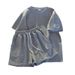 Women's Clothing short sleeves casual sports summer loose two piece suit fashion_ipsvogv.com
