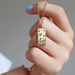 New Tarot Card Metal Pendant For Men And Women Creative Fashion Oil Painting Necklace_ipsvogv.com