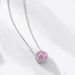 new S925 Silver Millennium Rose Cut 3A Zircon Necklace Female Full Of Zircon Clavicle Chain Light Luxury_ipsvogv.com