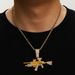hop New Product Hot Selling Full Diamond Sniper Gun Alloy Pendant Personalized Design Hip Hop Necklace_ipsvogv.com