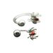 316L Spider lip ring horseshoe ring titanium steel niche piercing jewelry lip nail ear bone nail punk hot girl outer teeth_ipsvogv.com