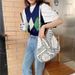 Light Retro Cashew Flower Diagonal Cross Shoulder Bag Ethnic Style Leisure Shopping Bag Fashionable Canvas Bag For Women_ipsvogv.com