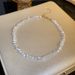 Baroque Pearl Necklace for Women Simp Fashion Collarbone Chain White Choker Necklaces Designer Wedding Jewelry_ipsvogv.com