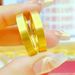 4mm Matte Gold Titanium Steel Plain Non Fading, Niche Ring, Xiyin_ipsvogv.com