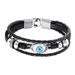 Hot selling multi-layer bead devil's eye bracelet, buckle leather bracelet_ipsvogv.com