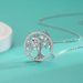 Women's Jewelry Creative Tree Of Life Moissanite Necklace Personality Sterling Silver Sweater Sweater Chain_ipsvogv.com