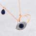 Devil's Eye Necklace Female Elements Crystal D Evil's Eye Clavicle Necklace_ipsvogv.com