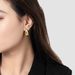 Gold-Plated Copper Minimalist Niche Versatile Design Water Drop S Silver Needle Winter Essential Stud Earrings_ipsvogv.com