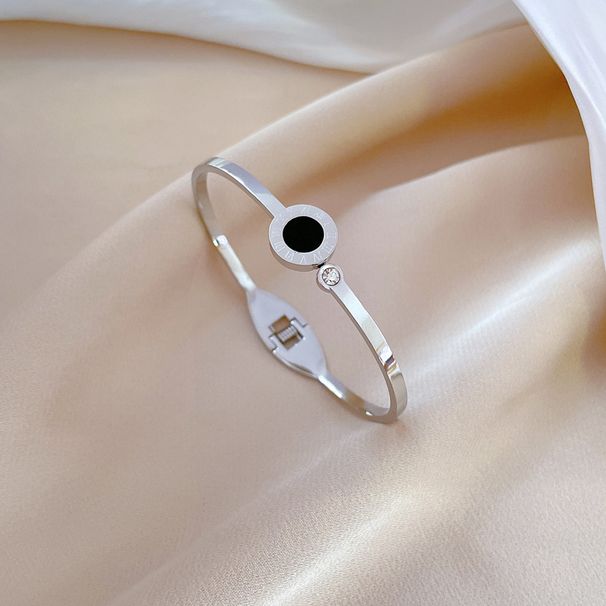 【 Full body 】 INS style Roman titanium minimalist and fashionable stainless steel bracelet_ipsvogv.com