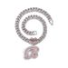 Elegant Full 26 Alphabet Hip-Hop Alloy Necklace Lip Pendant Chain Jewelry Gift_ipsvogv.com
