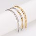 AML Fashion Stainless Steel 3:1NK Pressed Middle Flower Curved Tag Splicing Chain Hip-Hop Men_ipsvogv.com