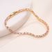 FEEHOW White Pink Zircon Bracelet, Simple And Small, High End, Versatile, Full Dia, Colorful Handicraft For Women_ipsvogv.com