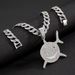 Personalized Cartoon Animal 6ix9ine, Same Size Shark Pendant With Diamonds, Hip-hop Necklace Accessory_ipsvogv.com
