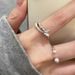 【 1343 Positive Reviews 】 Pearl Butterfly Zircon Open For Women In Summer, Light Luxury, Niche, Finger Ring, High Grade,_ipsvogv.com