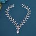 Women's Jewelry Crystal Hair Chain Headpiece For Wedding Bridal Party Accessories Floral Design Silver Gold Wedding Dress Party Accessories_ipsvogv.com