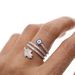 Fashion Trend New Palm Eye Zircon Ring Hip Hop Micro Inlaid Zircon Women's Ring_ipsvogv.com
