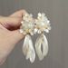 Women’s Jewelry Set Fashion Super FairyJasmine Flower Exaggerated Earrings Niche Design High End Long Tassel Earrings Bridal Earrings For Women_ipsvogv.com